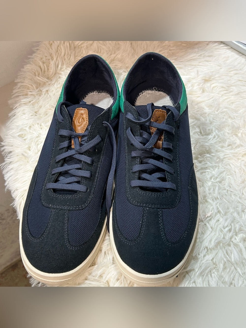 Olukai Mens Shoes Pūnini Blue size 11.5